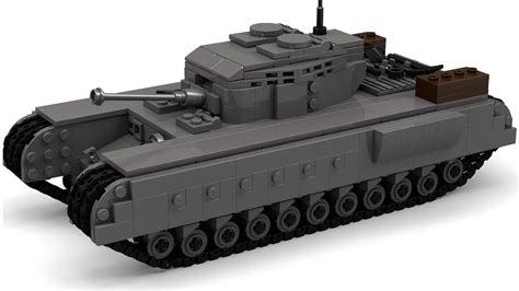 Lego Wwii British Churchill Tank Instructions Youtube