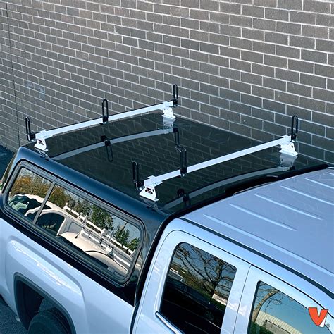 Vantech Gfy Heavy Duty 2 Bar Ladder Roof Rack Fits Truck Toppers