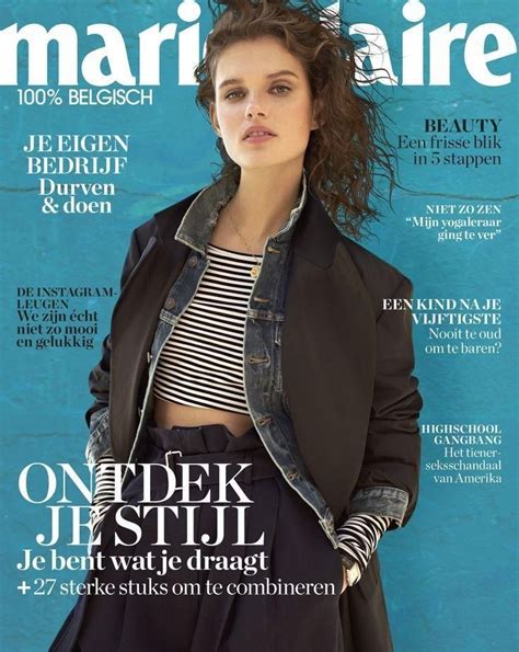 Marie Claire Belgium February 2016 Cover Marie Claire Belgium Marie Claire Claire S Instagram