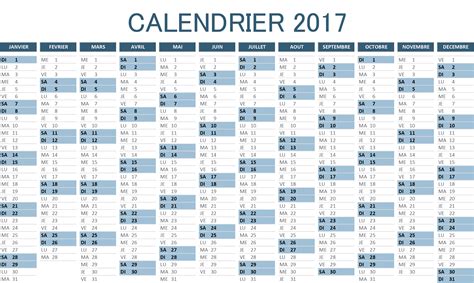 Calendrier 2017 Excel Avantage Et Inconvénients Frederic Lefebvre