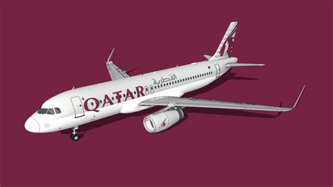 Qatar Airways القطرية‎ Airbus A320 232wl 3d Warehouse