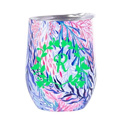 Lilly Pulitzer Kaleidoscope Coral Insulated Stemless Tumbler
