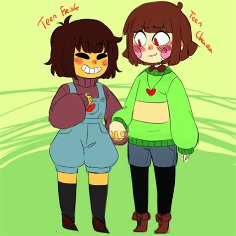 chara x frisk wiki undertale amino