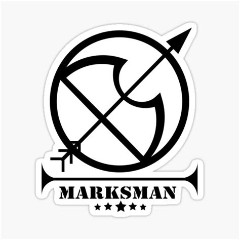 Mobile Legend Marksman Black In White Sticker For Sale By Zeppdett