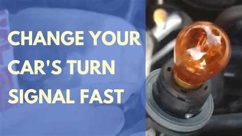 How To Change Your Car S Turn Signal Bulb Youtube