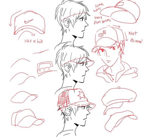 How To Draw A Cap Drawing Hats Drawing Skills Manga Drawing Drawing
