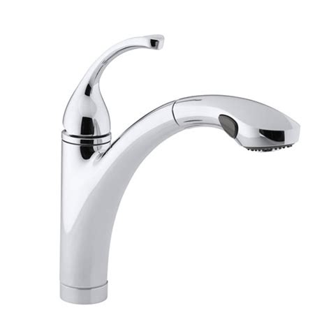Kohler canada warranty information planning maintenance replacement parts kohler fort single control pullout kitchen sink faucet with color matched. Kohler K-10433-CP Forte Single Handle Pull Out Kitchen ...