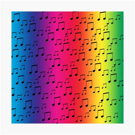 Top 70 Imagen Rainbow Music Notes Background Vn