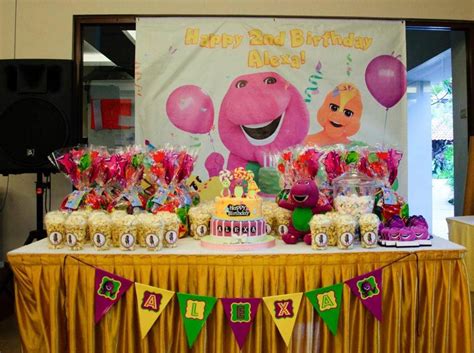 Barney And Friends Birthday Party Decorations Barney Birthday Party