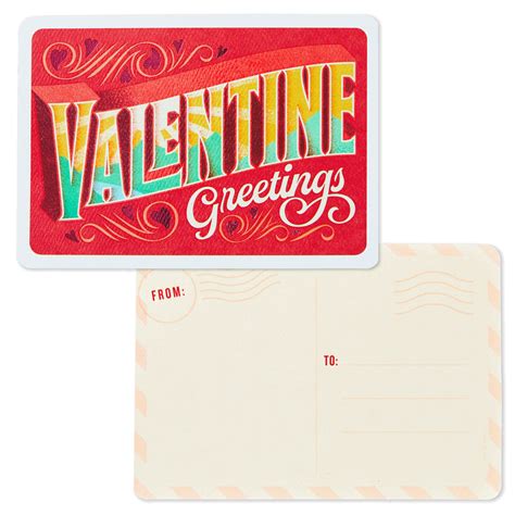 Valentine Greetings Valentines Day Postcard Greeting Cards Hallmark