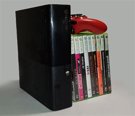 Consoles New Model Microsoft Xbox 360 E 4gb Console 1 Controller 10 Games In Good
