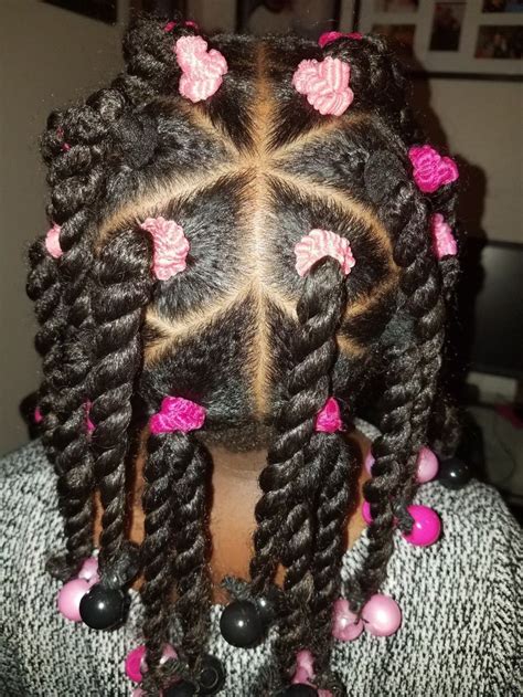 Beads take any hairstyle from basic to wow. 8 year old daughter's hair, age appropriate | Natural ...