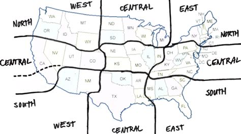 Help them get familiar with directions with our 'north, south, east, or west?' worksheet. USA regional designations