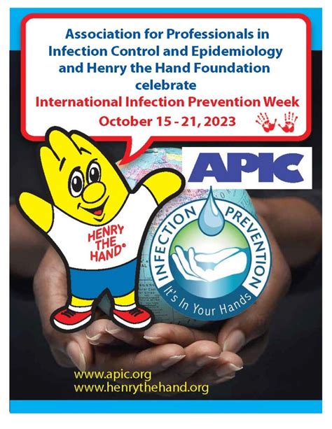 international infection prevention week henry the hand