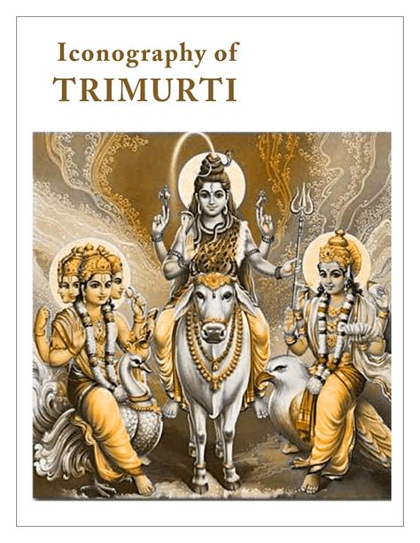 Iconography Of Trimurti By Kunwar Ss Punwar Issuu
