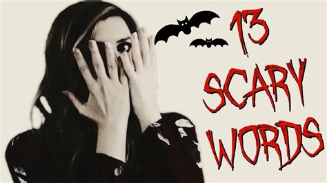 13 Scary Words 👻 Useful Vocabulary Lesson Youtube