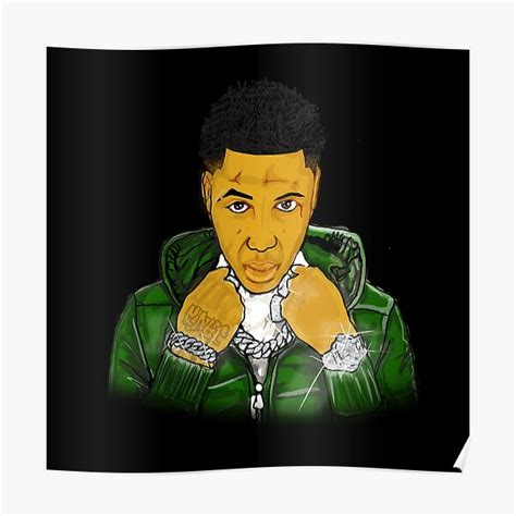 Nba Youngboy Poster By Artisticplace Redbubble