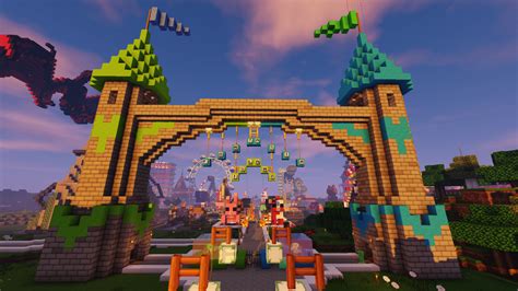 Fantasia Theme Park Minecraft Map