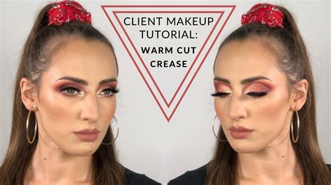 Client Makeup Tutorial Warm Cut Crease Katjaspanka Youtube