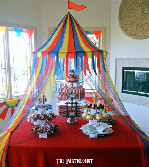 Around The Circus In 80 Days Circus Birthday Party Carnival Themed