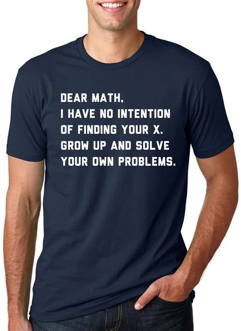 Lösen Ihre Eigenen Probleme Mathematik T Shirt Lustige Schule T T Shirt
