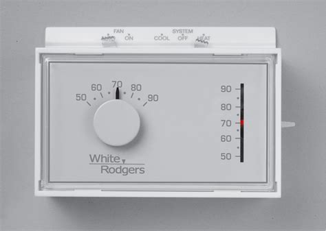 However, their was a blue, c wire in the wall, so i figured was all set. White-Rodgers 1F56N-444 NA Universal Horizontal Heat/Cool Mechanical Thermostat - VentingDirect.com