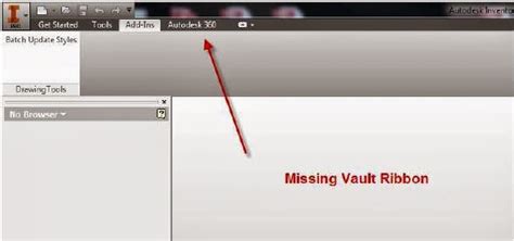 Autodesk Vault Missing Ribbon Inventor 2014 ~ Wong Mesin Smkn 1 Blitar