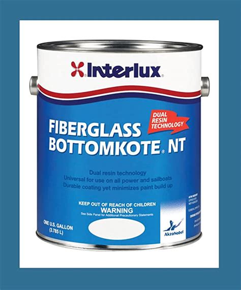 Interlux Fiberglass Bottomkote Nt Paint For Fiberglass