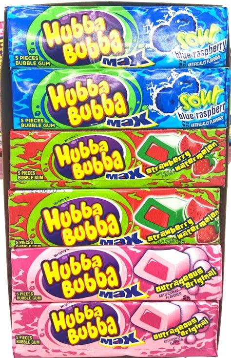Buy Hubba Bubba 18 Pack Bubble Gum Variety Pack Original Strawberry