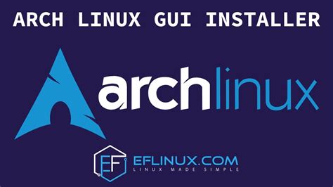 Arch Linux Gui Installer Youtube