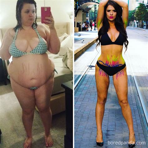 50 Before And After Weight Loss Pictures That Surprisingly Show The Same Person Demilked