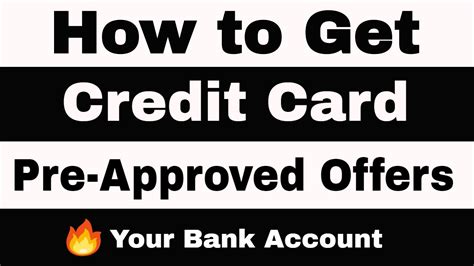 Credit card preapproval means that you've met a card issuer's initial criteria, but that doesn't mean you'll be approved. How to Get Credit Card Pre Approved Offer. - YouTube