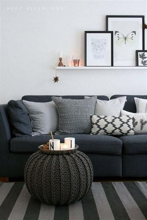 20 Fabulous Dark Grey Couch Living Room Ideas Sweetyhomee
