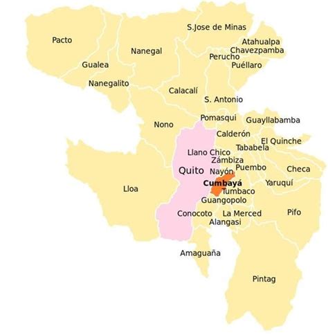 Mapa De Quito