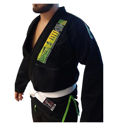 Brazilian Jiu Jitsu Uniform Black 550gr Pearl Olympus