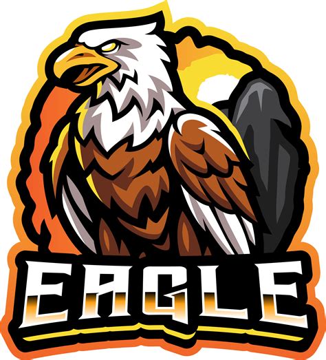 Eagle Esport Mascot Logo Design By Visink Thehungryjpeg