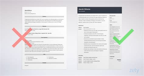Find here the best finance resume templates. Care Assistant CV Example and Writing Guide