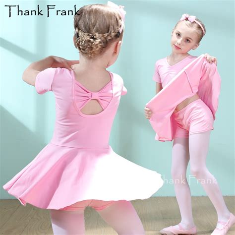 Hot Sale Girls Ballet Dress Kids Short Sleeve Ballerina Costumes