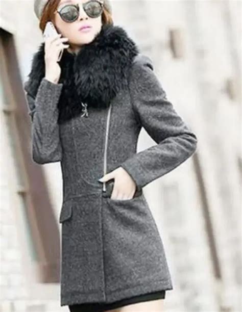Thickening Of New Fund Of 2017 Autumn Winters Is Female In Long Woolen Cloth Coat Of Cultivate