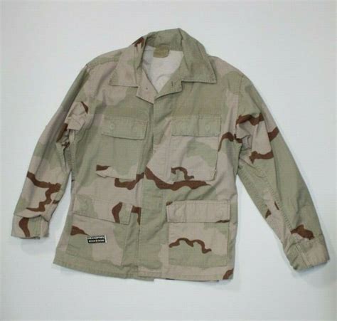 Us Original Dcu Desert Camouflage Bdu Jacket Dated 1999 Size Small
