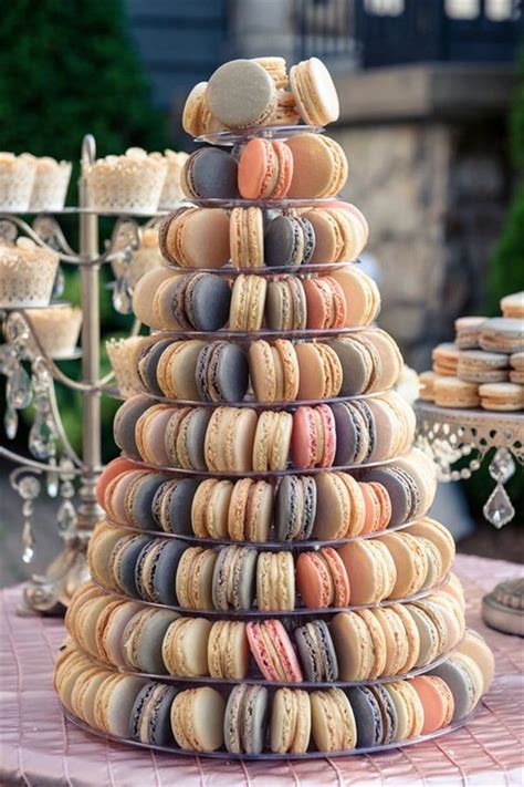 18 Sweet Macaroon Wedding Cake Ideas To Dazzle Your Guests