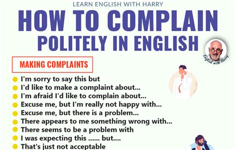 How To Complain Politely In English Speak Better English With Harry 👴