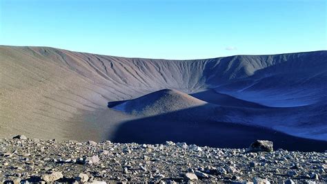 Iceland Hverfjall Crater Color Photograph By David Desaulnier Fine