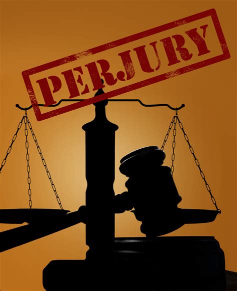 If someone who is giving evidence in a court of law commits perjury , they lie. What Happens If You Commit Perjury in Family Court? - Best ...