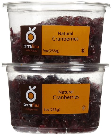 Terrafina Cranberries 9 Oz 2 Pk