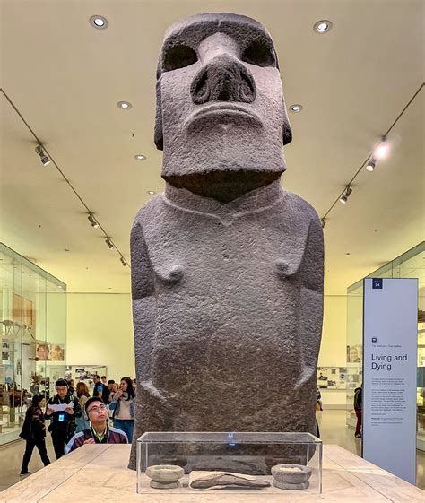 Moai Statue From Easter Island In The British Museum Flickr