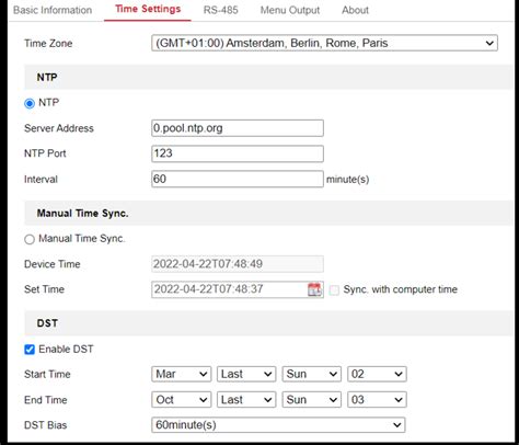 Nvr Ntp Settings For Poe Attached Cams Ip Cctv Forum For Ip Video