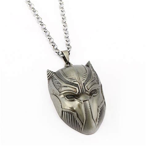 Black Panther Necklace Pendant Dc Marvel World