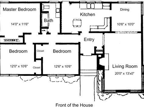 All our 3 bedroom floor plans can be easily modified. 3 Bedroom House Plans Free Small House Plans 3 Bedrooms ...