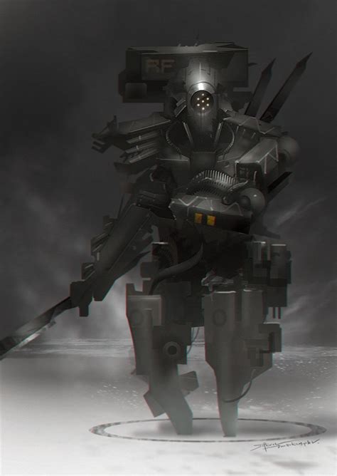 Cyborg Samurai By Therafa On Deviantart Futuristic Art